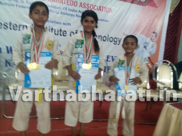 ಕಡಬ;ಕರಾಟೆ ಚಾಂಪಿಯನ್‌ಶಿಪ್ ನಲ್ಲಿ ಚಿನ್ನದ ಪದಕ